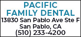 Pacific Family Dental Sponsorship Banner