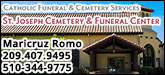 St. Joseph Cemetery & Funeral Center Sponsorship Banner